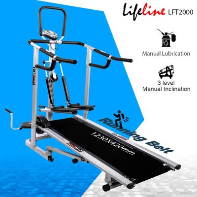 Lifeline LFT2000 4-in-1 Manual Treadmill