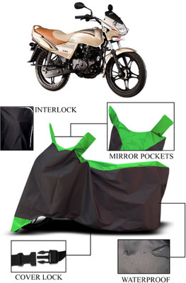 Romeiz Two Wheeler Cover for LML(Freedom, Green)