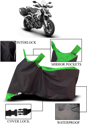 Romeiz Two Wheeler Cover for Ducati(Hyperstrada, Green)
