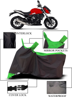 Romeiz Two Wheeler Cover for Mahindra(MOJO XT 300, Green)