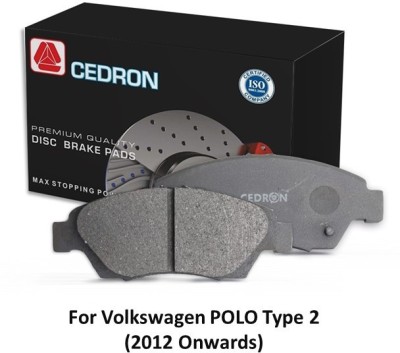 Cedron CD-108 Front Brake pads for Polo New Model (2012 Onwards) Vehicle Disc Pad(Pack of 4)