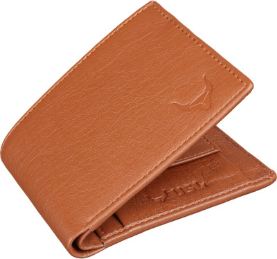 USL Men Tan Artificial Leather Wallet(6 Card Slots)