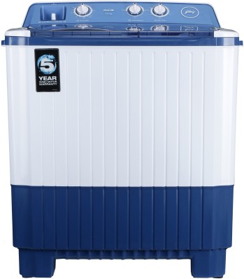 Godrej 7 kg Semi Automatic Top Load White, Blue(WSAXIS 70 5.0 SN2 T BL)   Washing Machine  (Godrej)