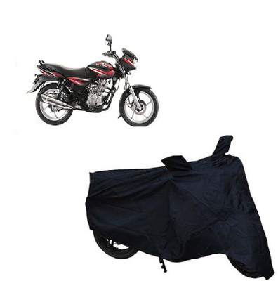 Auto Age Two Wheeler Cover for Bajaj(Discover 125 DTS-i, Black)