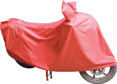 THE REAL ARV Two Wheeler Cover for Piaggio(Vespa LX, Red)