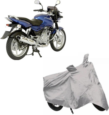 THE REAL ARV Two Wheeler Cover for Bajaj(Pulsar 150, Silver)