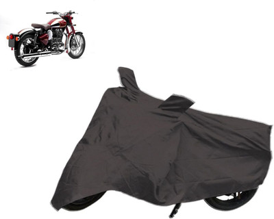 THE REAL ARV Two Wheeler Cover for Royal Enfield(Classic 350, Black)