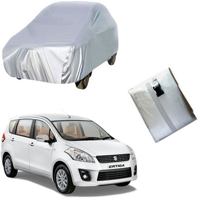 VSQUaRe Car Cover For Maruti Suzuki Ertiga (With Mirror Pockets)(Silver)