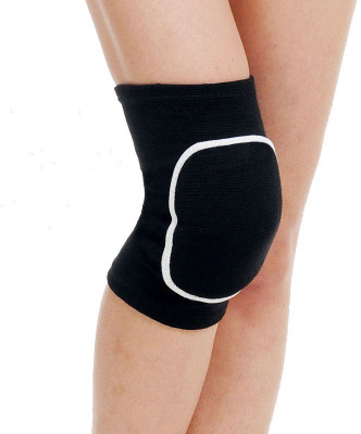 GymWar Knee Support Dancing knee Pad Rounded Knee Support (1 pair) Knee Support(Black)