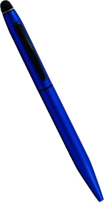 auteur Designer Slim Metal Body Blue Color Capacitive Touch Screen Stylus Ball Pen Multi-function Pen(Ink Color - Blue)