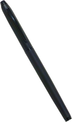 auteur 3600 Black Color Matt Finish Executive Stylish Slim Metal Body Roller Ball Pen(Blue)