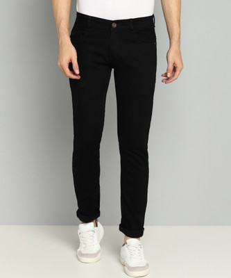 WHATON Skinny Men Black Jeans
