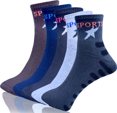 VIPUN Men Printed Ankle Length(Pack of 5)