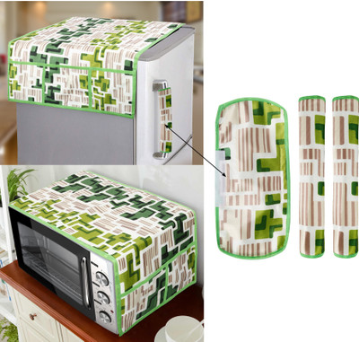 E-Retailer Refrigerator  Cover(Width: 99 cm, Green)