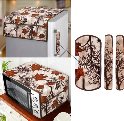 E-Retailer Refrigerator  Cover(Width: 99 cm, Brown)