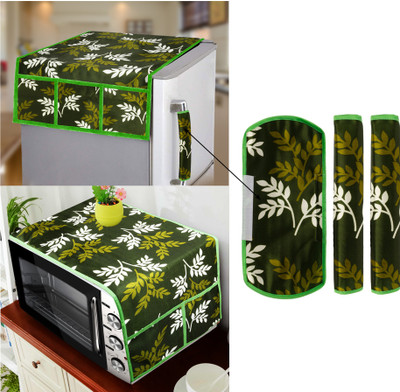 E-Retailer Refrigerator  Cover(Width: 99 cm, Green)