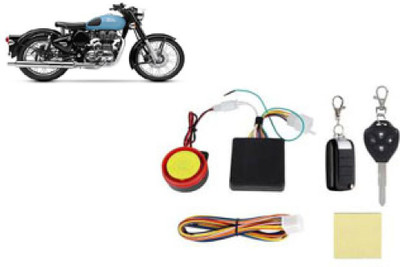ISHLA Two-way Bike Alarm Kit(Siren, Flashing Light 120 dB)