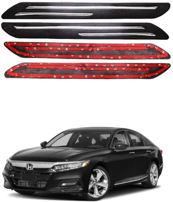 Oshotto Plastic Car Bumper Guard(Black, Pack of 4, Honda, Accord)