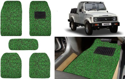 Auto Kite Plastic, PVC, Vinyl Standard Mat For  Maruti Suzuki Gypsy MG-410(Green, Black)