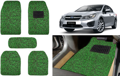 Auto Kite Plastic, PVC, Vinyl Standard Mat For  Subaru Impreza(Green, Black)