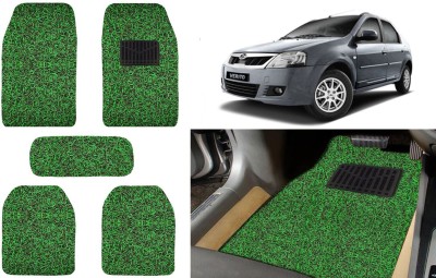 Auto Kite Plastic, PVC, Vinyl Standard Mat For  Mahindra Verito(Green, Black)