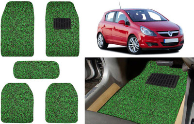 Auto Kite Plastic, PVC, Vinyl Standard Mat For  Opel Corsa(Green, Black)