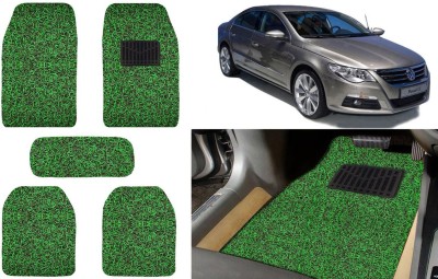 Auto Kite Plastic, PVC, Vinyl Standard Mat For  Volkswagen Passat(Green, Black)