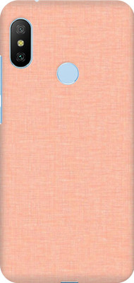 COBIERTAS Back Cover for Mi Redmi 6 pro(Orange, Pack of: 1)
