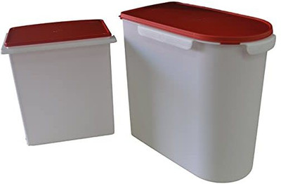 TUPPERWARE Plastic Utility Container  - 10 L, 20 L(Pack of 2, Red)