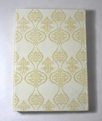 Camlon Exports Handmade A5 Diary Unruled 96 Pages(White, Light Yellow)