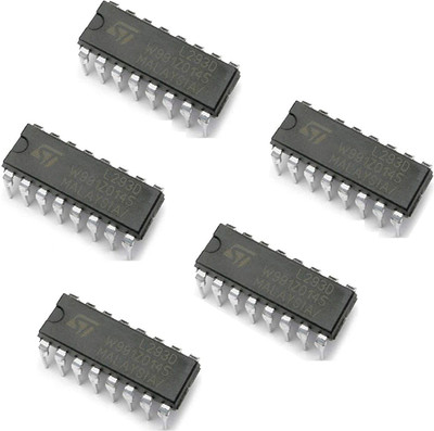 Manushre L293D Motor Driver IC H Bridge DC Motor Driver IC Set of 5 Electronic Components Electronic Hobby Kit