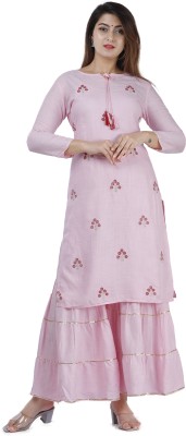 Geeta Fab Women Kurta Sharara Set