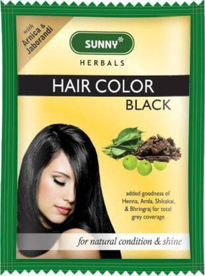SUNNY Herbal Hair Color Pack of 16 , Black