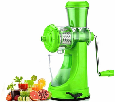 HARIOM ALL IN ONE Plastic Hand Juicer(Green)
