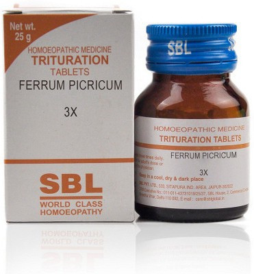 SBL Ferrum Picricum 3X Tablets(25 g)