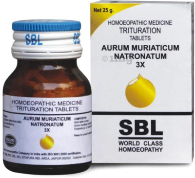 SBL Aurum Muriaticum Natronatum 3X Tablets(25 g)
