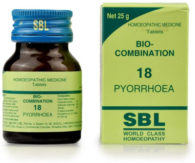 SBL Bio-Combination 18 Tablets(4 x 25 g)