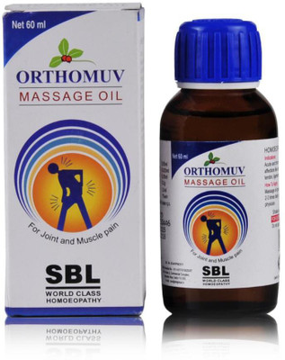 SBL Orthomuv Massage Oil Liquid(2 x 60 ml)