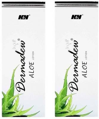 Dermadew Aloe Lotion for skin moisture, 50ml - Pack of 2*50ml (100 ml) -  Price History