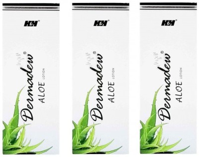 Dermadew Aloe Lotion for men and women, 50ml - Pack of 3(150 ml)