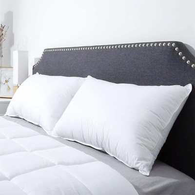 Navi collection Microfibre Abstract Sleeping Pillow Pack of 2(White)
