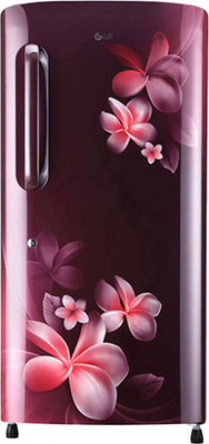 LG 215 L Direct Cool Single Door 4 Star (2020) Refrigerator(Scarlet Plumeria, GLB221ASPY)