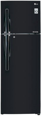 LG 335 L Frost Free Double Door 4 Star (2020) Refrigerator(Ebony Sheen, GLT372JES4)