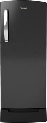 Whirlpool 200 L Direct Cool Single Door 4 Star (2020) Refrigerator (Steel Onyx, DIRECT COOL 200LTRS 215IMPRO ROY 4S INV STEEL ONYX)