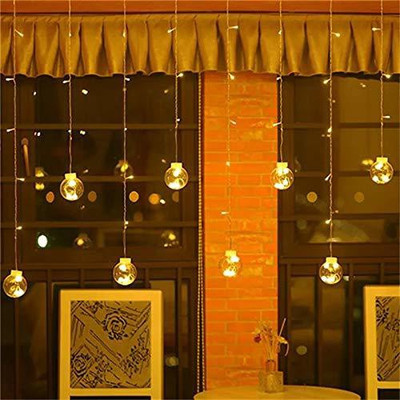 CraftQua 12 LEDs 1.62 m Gold Flickering, Steady Bulb Rice Lights(Pack of 1)
