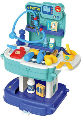 xenith 31 Piece School Bag Packing Pretend Play Doctor Kit for KidsCure Doctor