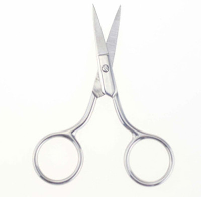 shri kanth art Men & Women Grooming Scissor Small for Facial Hair Cutting Scissors(Set of 1, Silver)