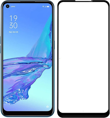 AKSHUD Edge To Edge Tempered Glass for OPPO A53(Pack of 1)
