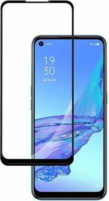 AKSHUD Edge To Edge Tempered Glass for OPPO A53(Pack of 1)
