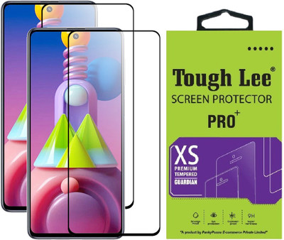TOUGH LEE Edge To Edge Tempered Glass for Samsung Galaxy M51(Pack of 2)